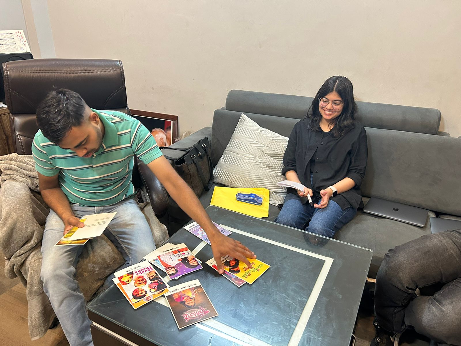 Field research, card sorting